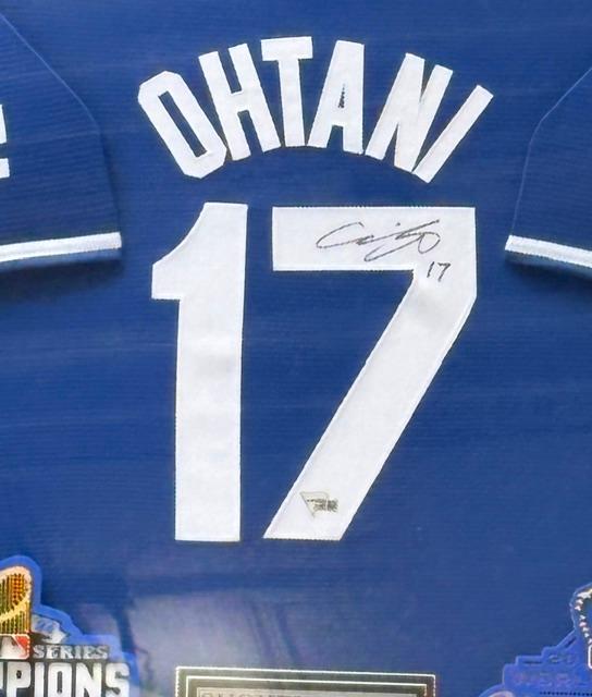 Shohei Ohtani Signed Los Angeles Dodgers Jersey Custom Framed Fanatic Certified