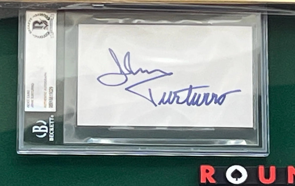 Rounders Cast  Signed Shadowbox Display PSA Beckett ACOA Certified
