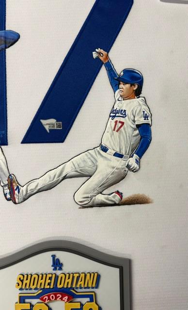 Shohei Ohtani Signed Jersey with double hand painted images 50/50