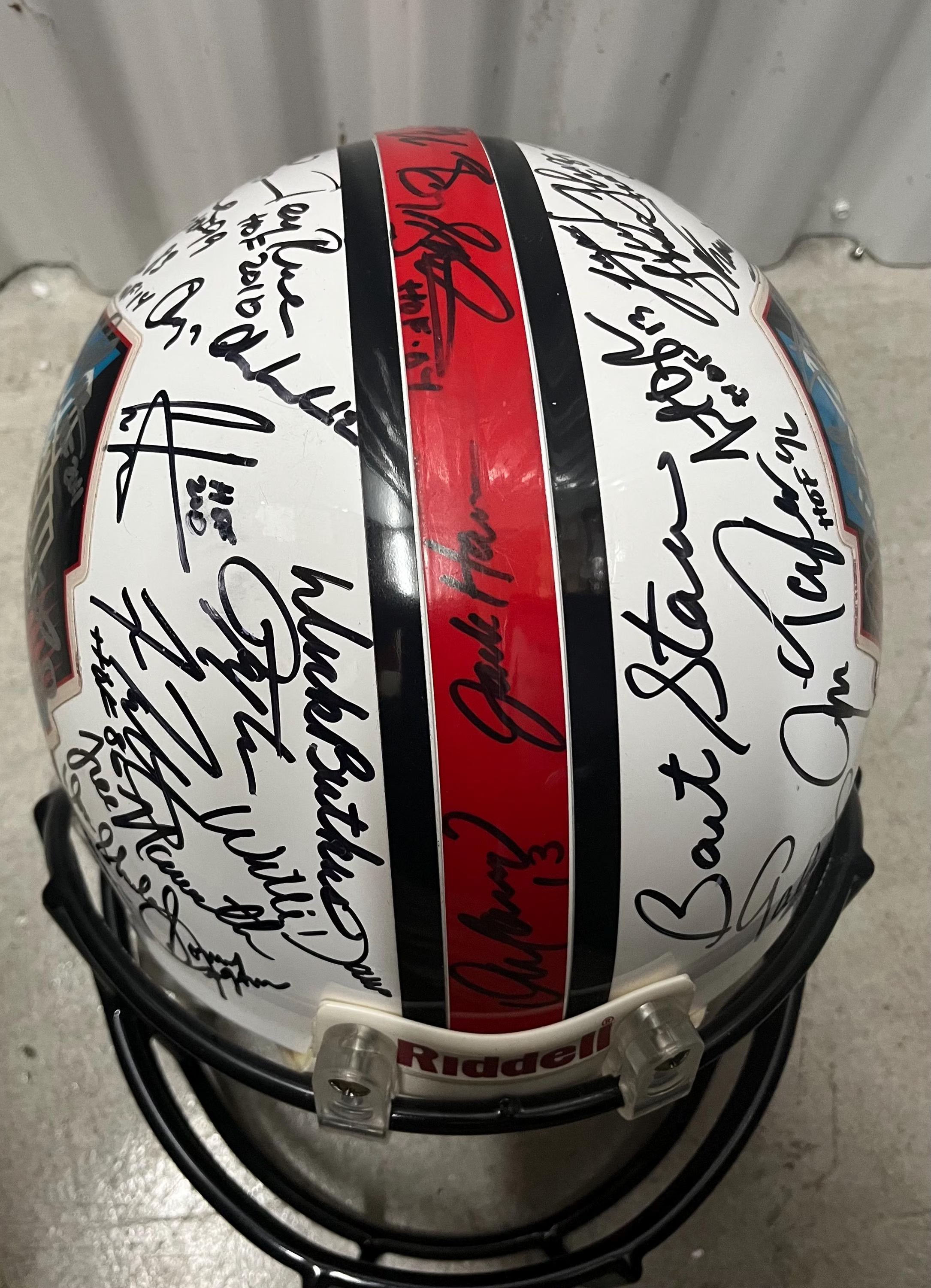 NFL Hall Of Fame Pro Authentic Full Size Helmet multi signed