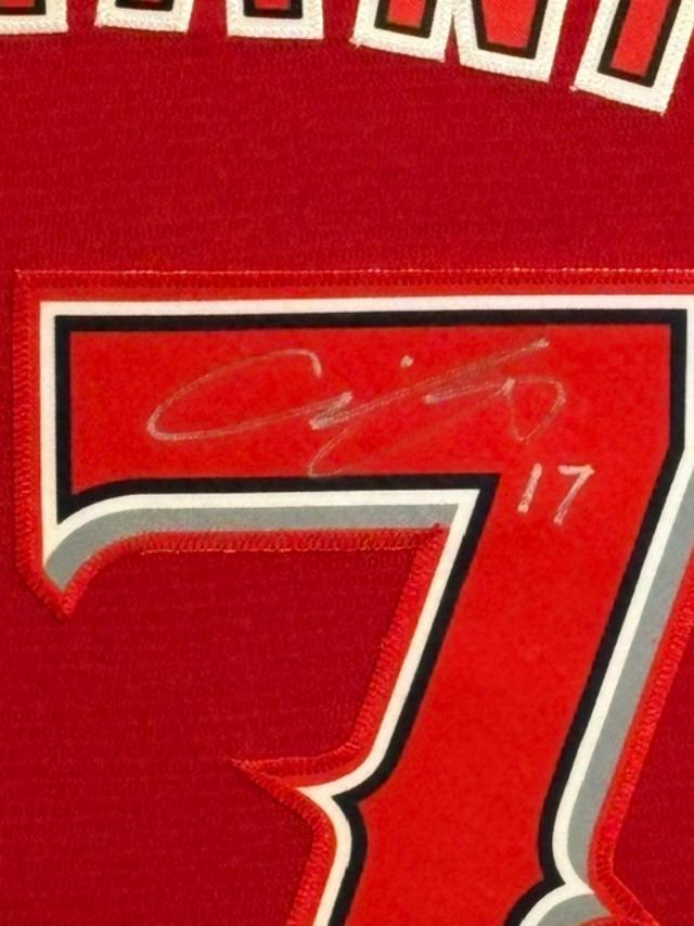 Shohei Ohtani Hand Signed California Angels Jersey Custom Framed Fanatics