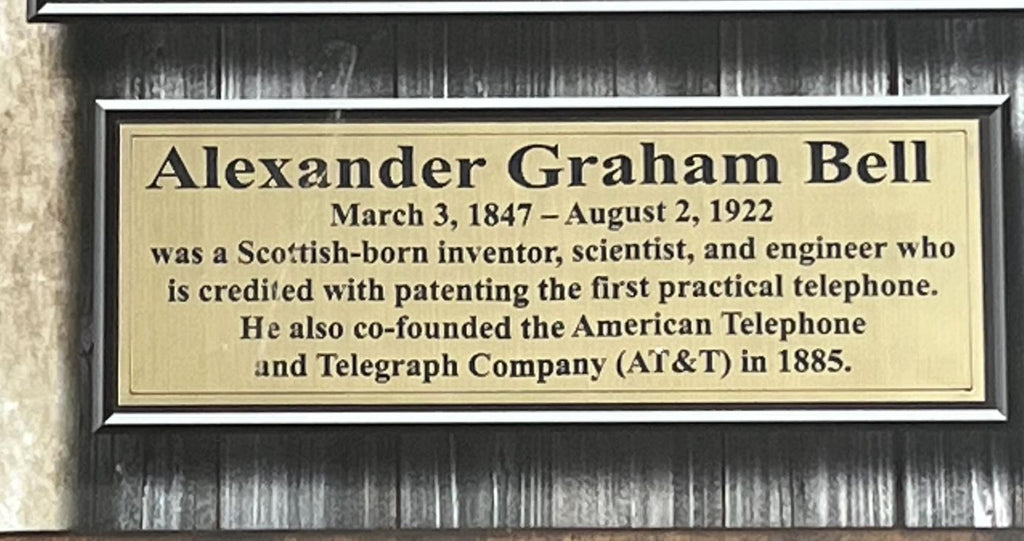 Alexander Graham Bell Signed Cut Shadowbox Display
