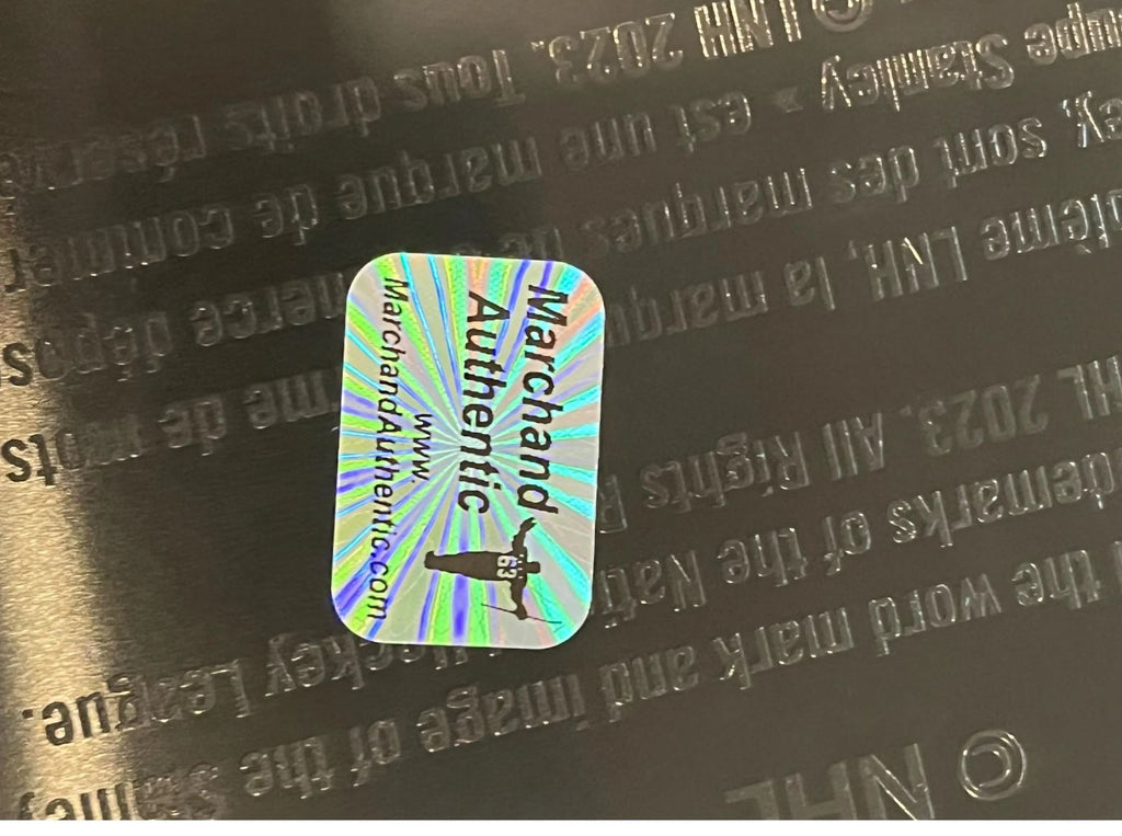 Brad Marchand Signed Replica Mini Stanley Cup with custom hand painted photo. Marchand Certified