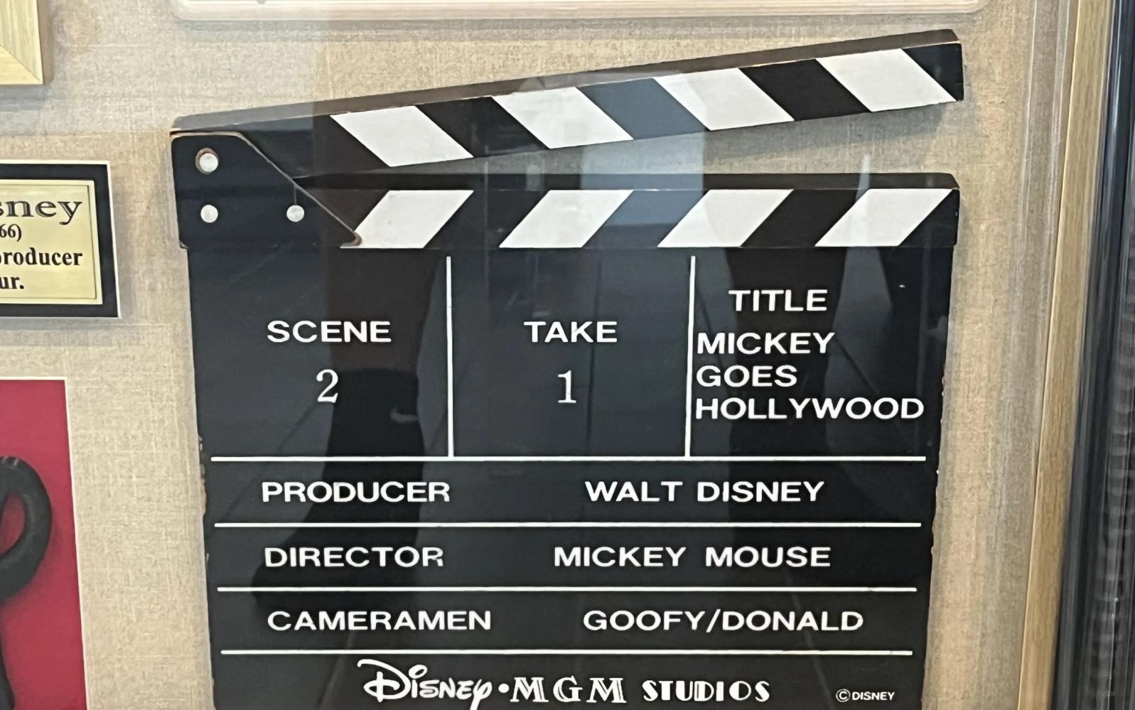 Walt Disney Signed Check collage certified by PSA/DNA. custom framed