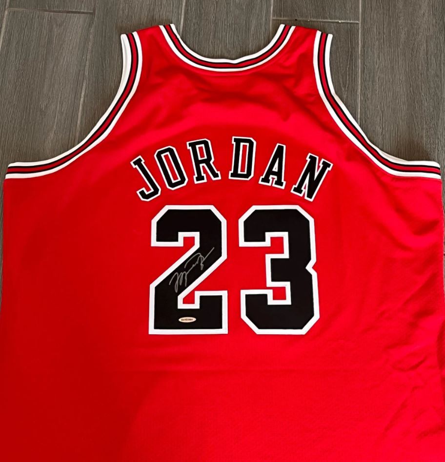 Michael Jordan Signed Jersey UDA Upper Deck Authentication