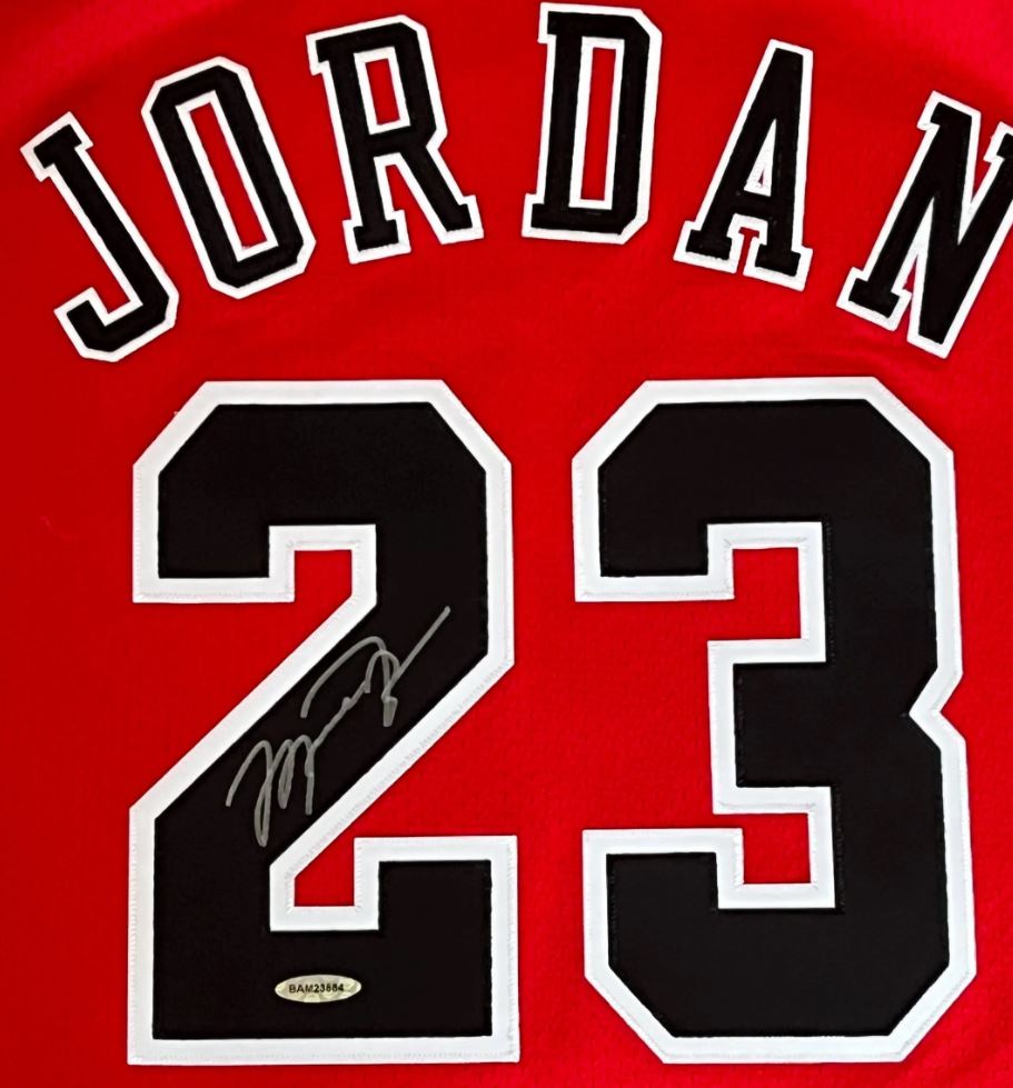 Michael Jordan Signed Jersey UDA Upper Deck Authentication