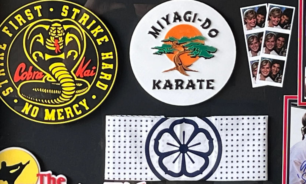 Karate Kid Shadowbox Display Signed by Macchio, Zabk, Morita + more Certified