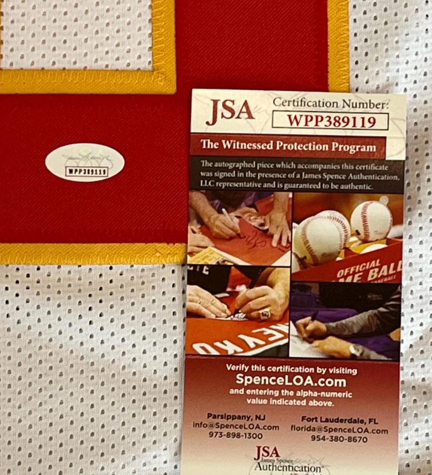 Patrick Mahomes Signed Kansas City Chiefs Jersey JSA Certified