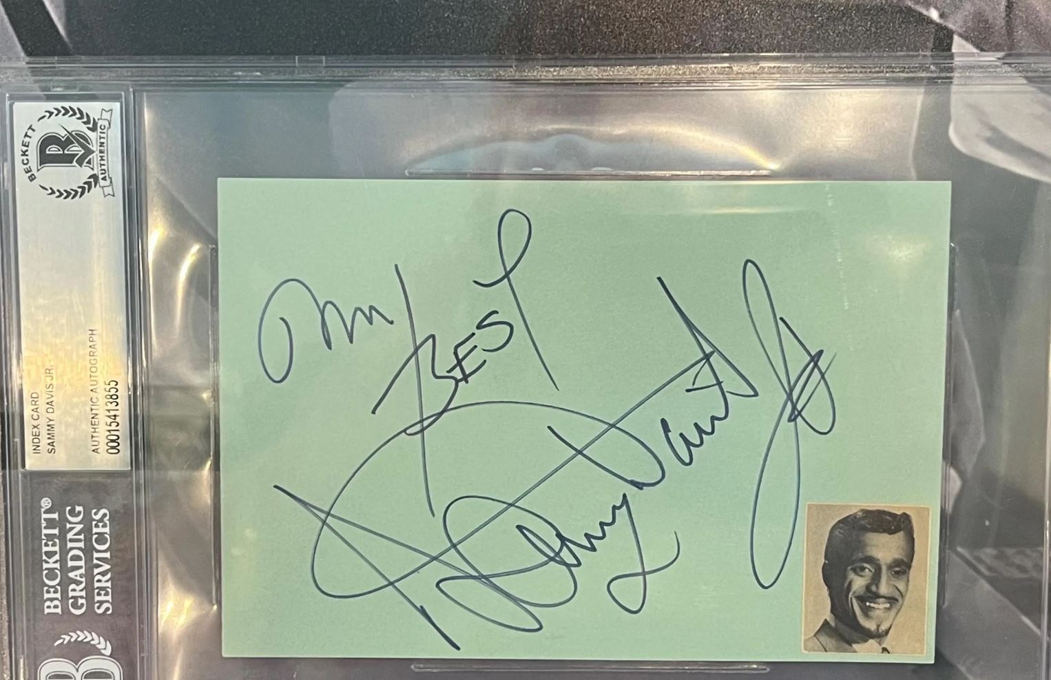 The Rat Pack Signed shadowbox display. Sinatra, Davis Jr., Martin & Lawford. Beckett Certified