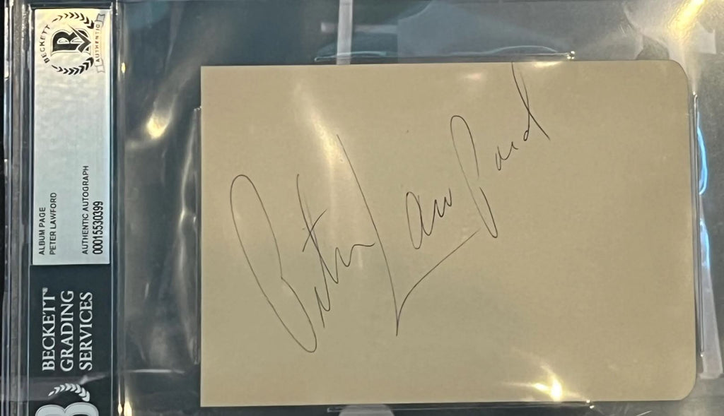 The Rat Pack Signed shadowbox display. Sinatra, Davis Jr., Martin & Lawford. Beckett Certified