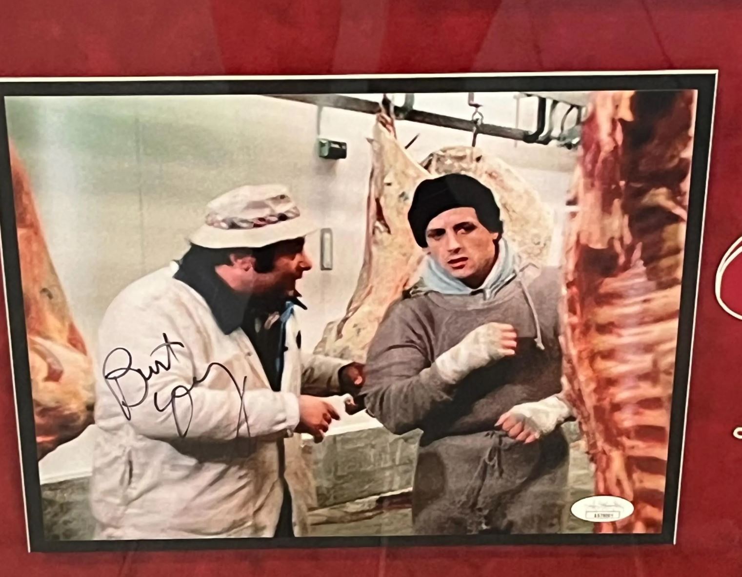 Cast of ROCKY Signed Collage Shadowbox Certified Signatures