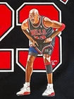 Michael Jordan 1 Of 1 Hand Painted Signed Bulls Alternate Jersey Upper Deck UDA