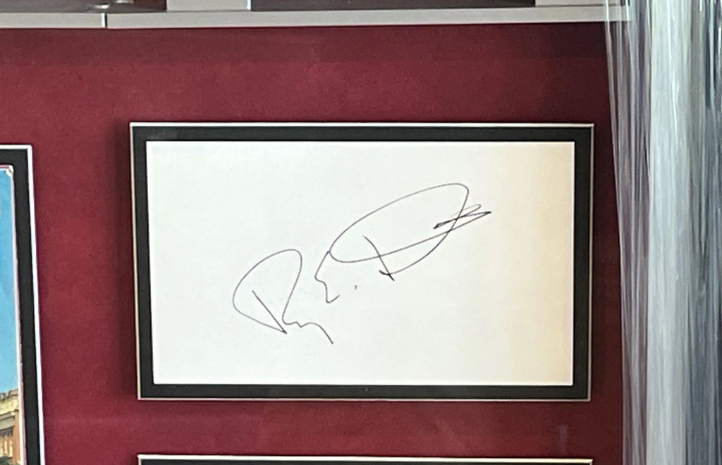 Walt & Roy Disney Signed Shadowbox Framed with Props Certified