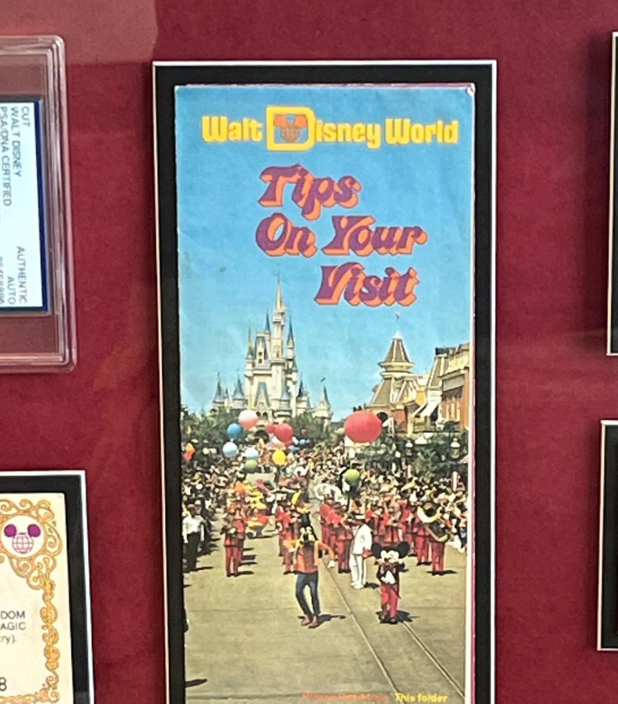 Walt & Roy Disney Signed Shadowbox Framed with Props Certified